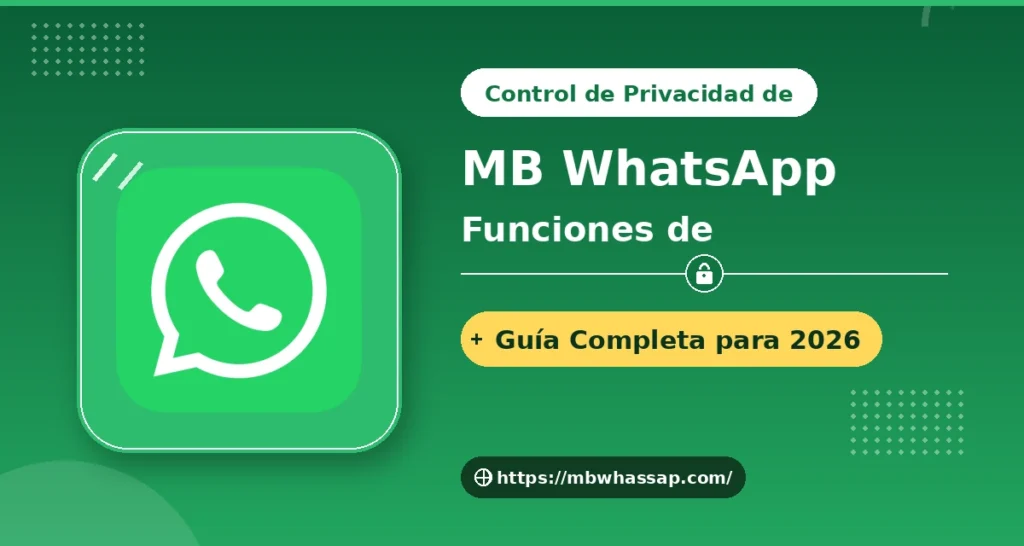 Nombre de Usuario en MB WhatsApp